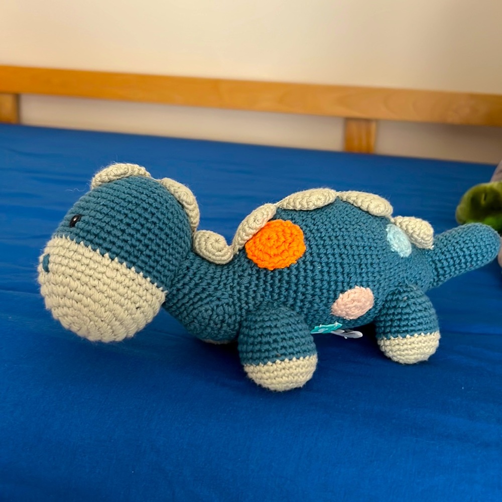 Baby toy dinosaur NWOT hand made